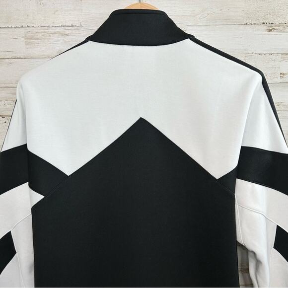 Adidas Palmeston Track Top Jacket Style DJ3460 Men's Size S Black White - Picture 10 of 16